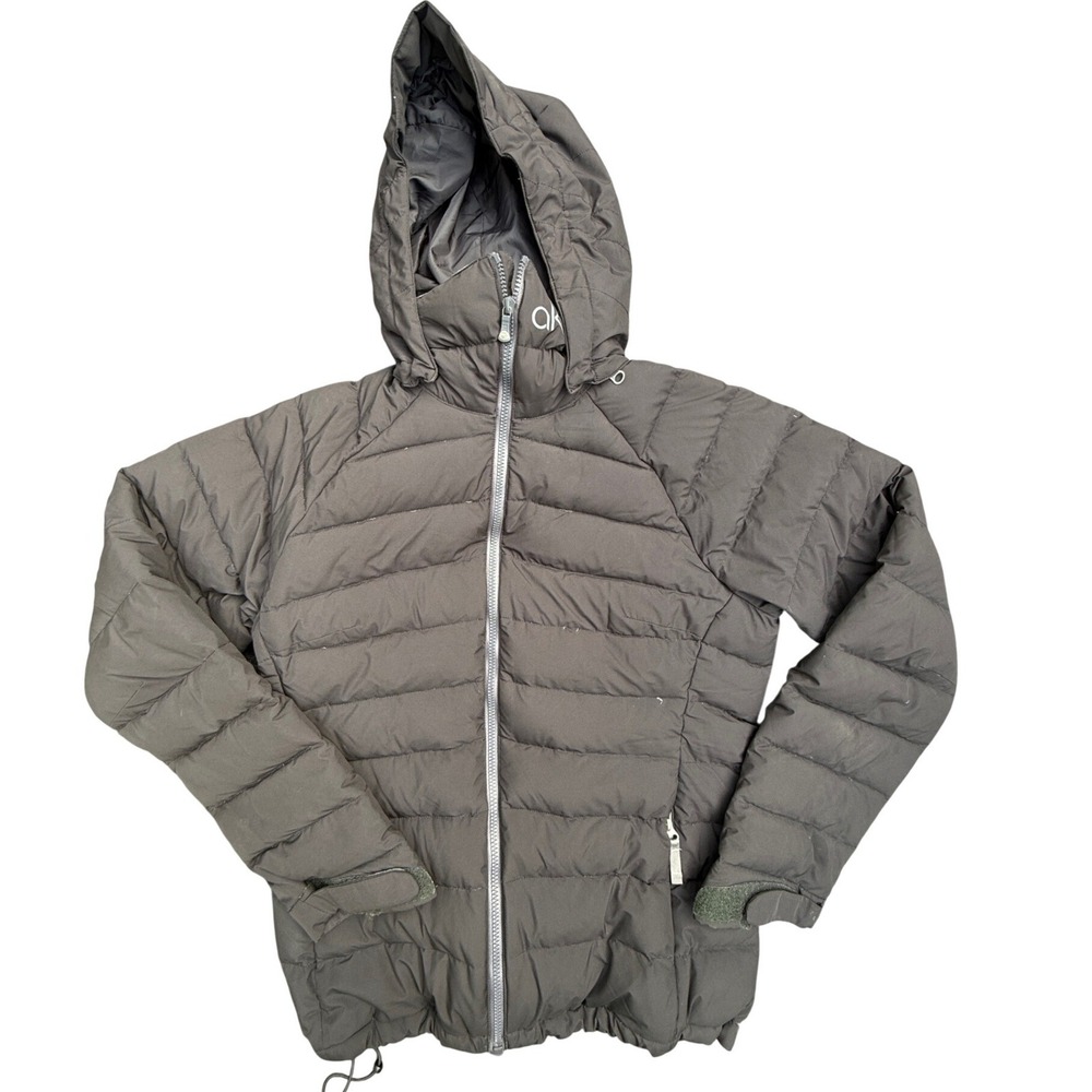 Burton [ak] Puffer Jacket Womens Large Black Gore-Tex Windstopper Down Insulated